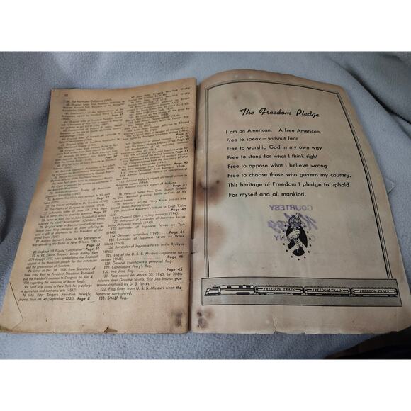 Lot 3 Vtg Freedom Trail Liberty Bell Philadelphia Book This Wonderful Country - Picture 10 of 11